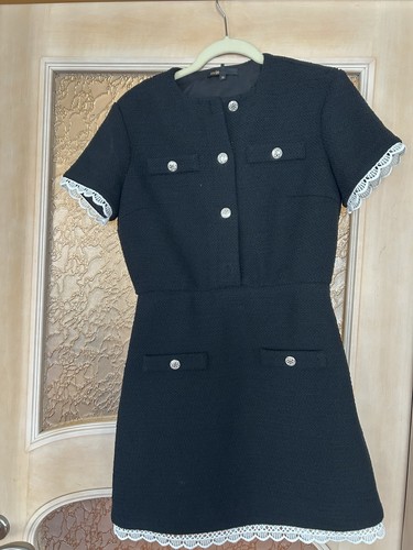 Maje ladies black dress - ladies,