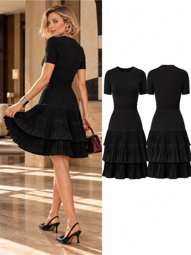 Maje raliano black pleated - maje,