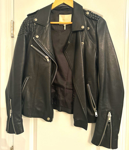 Maje women black leather - maje, women's